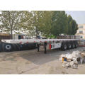 4 axles flatbed container trailer